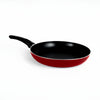USHA SHRIRAM Non-Stick Frying Pan 26cm 3-Layer Coating Easy Grip Handle Minimal Oil Red