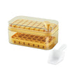 UMAI 2 Layer Ice Cube Trays with Storage Box & Ice Scoop | 72 Compartments | BPA Free | Green