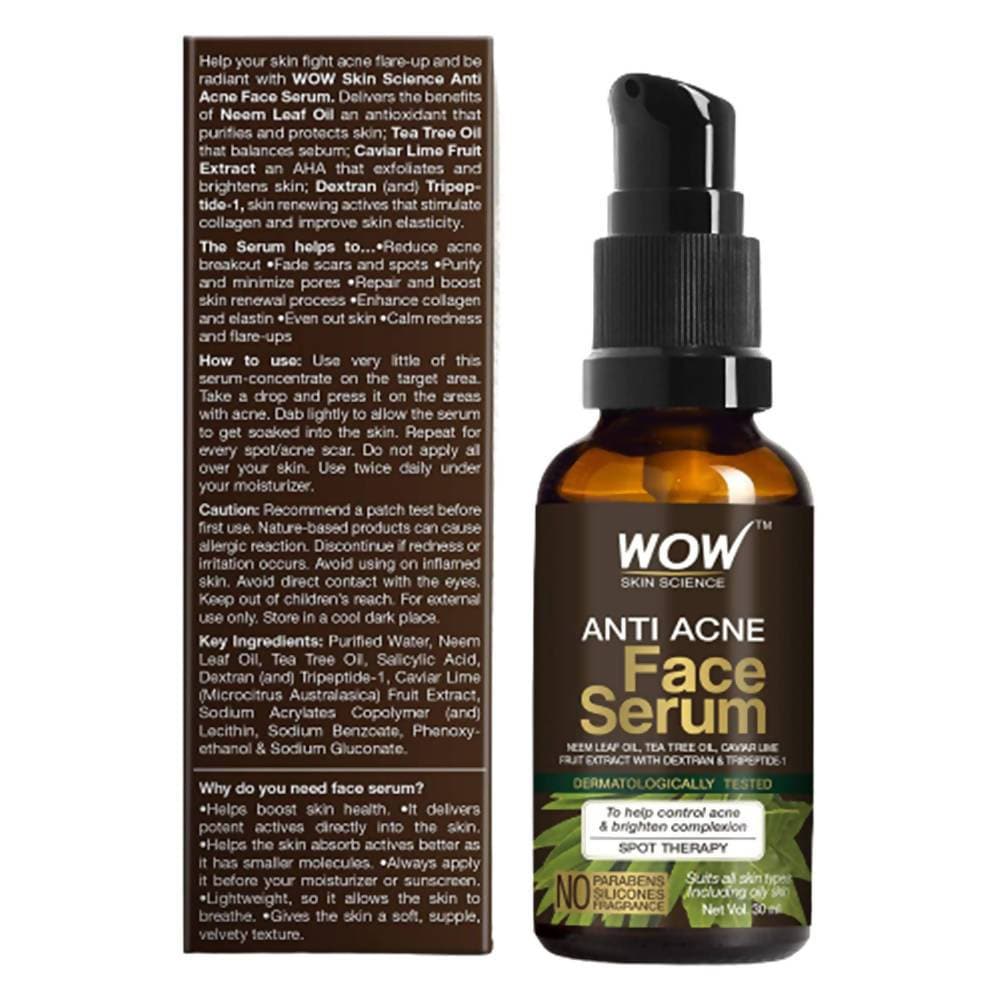Wow Skin Science Anti Acne Face Serum - 30 ml