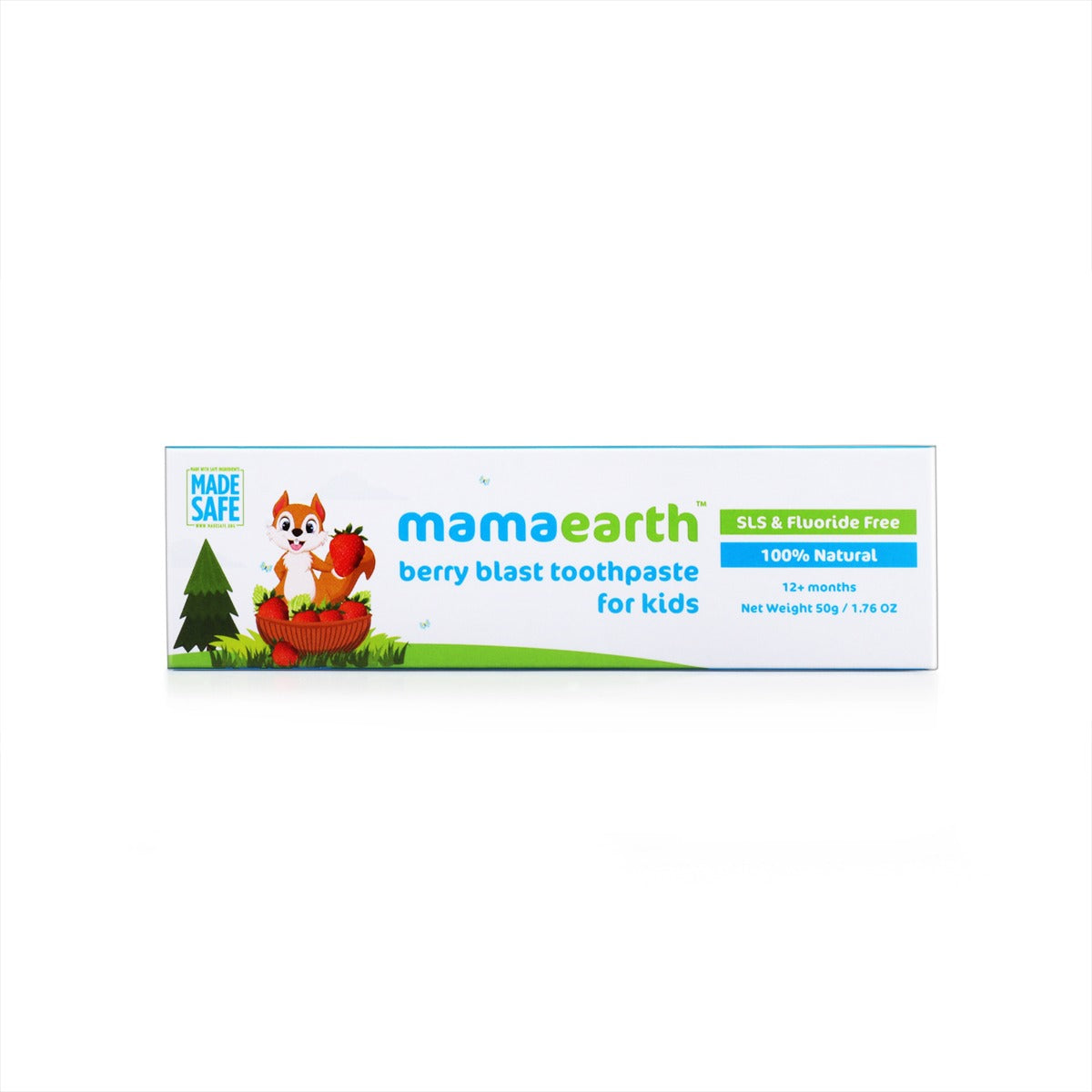 Mamaearth Natural Berry Blast Toothpaste for Kids - 50 gms