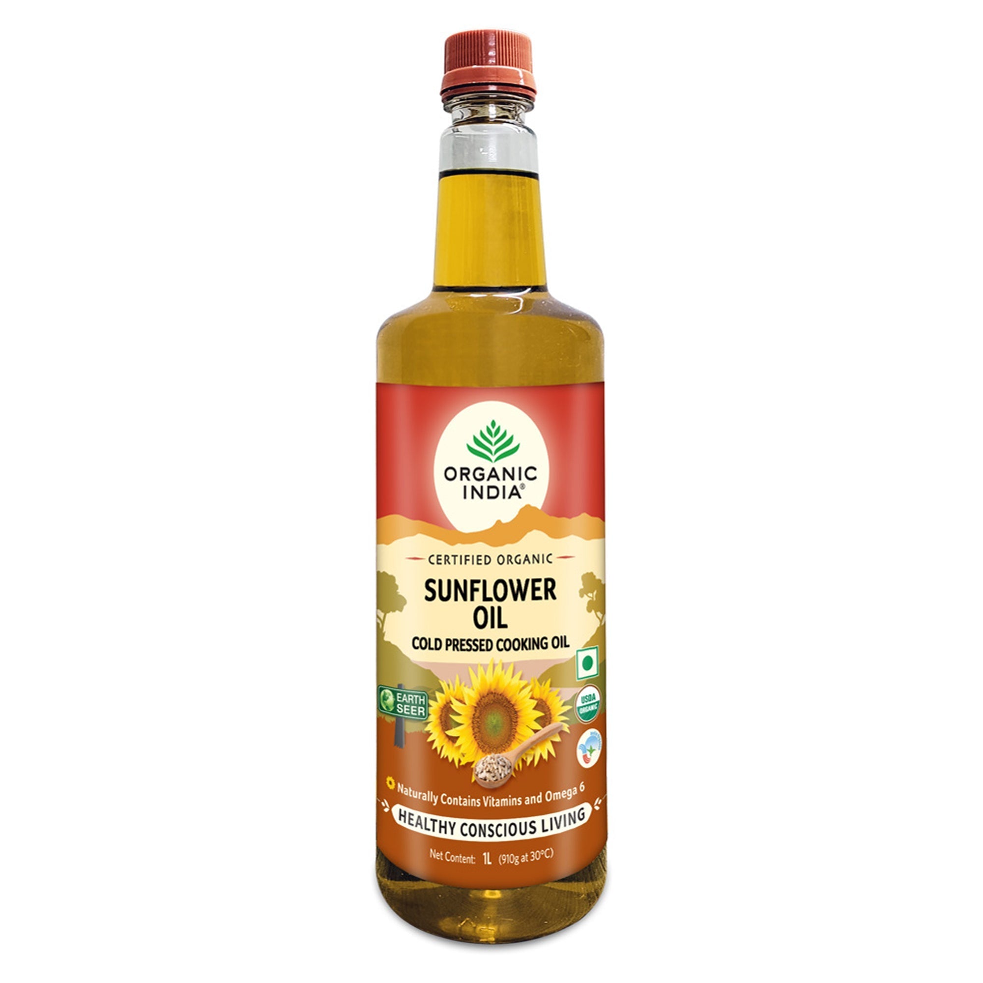 Organic India Sunflower Oil - 1 L