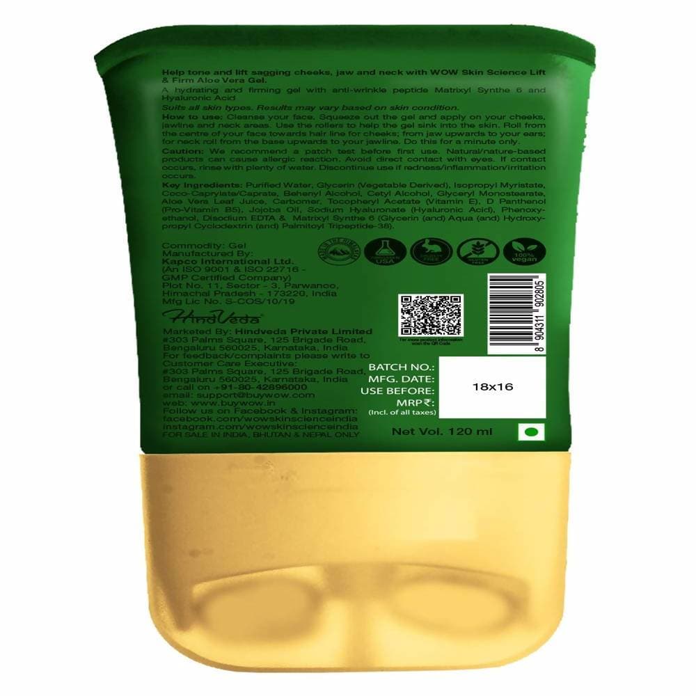 Wow Skin Science Lift & Firm Aloe Vera Gel - 120 ml