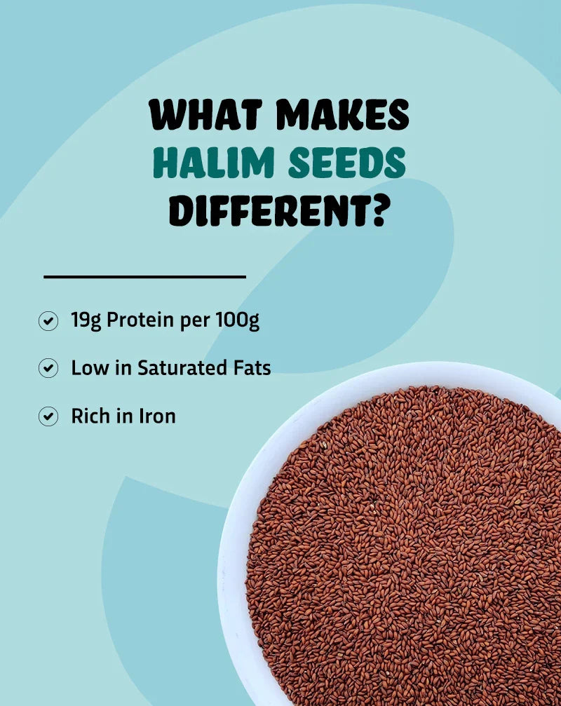 True Elements Raw Halim Seeds - DesiPick