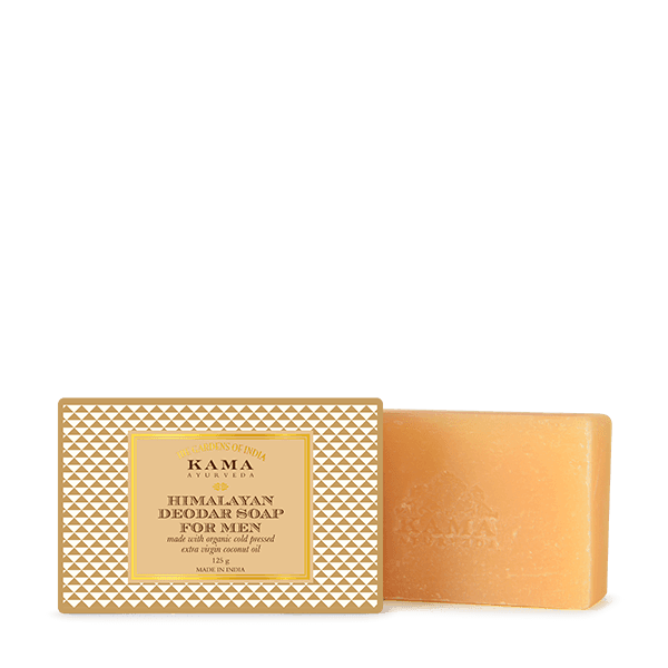 Kama Ayurveda Himalayan Deodar Soap For Men - 125 gms
