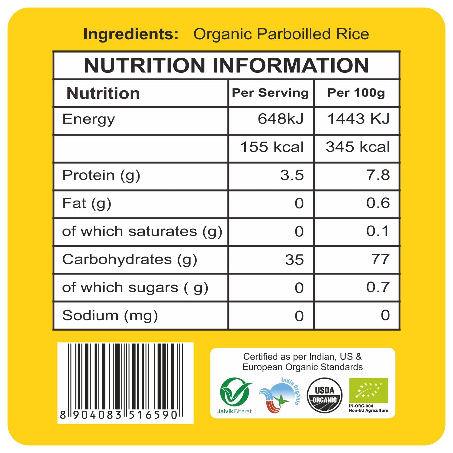 24 Mantra Organic Idly Rava -  500 gms