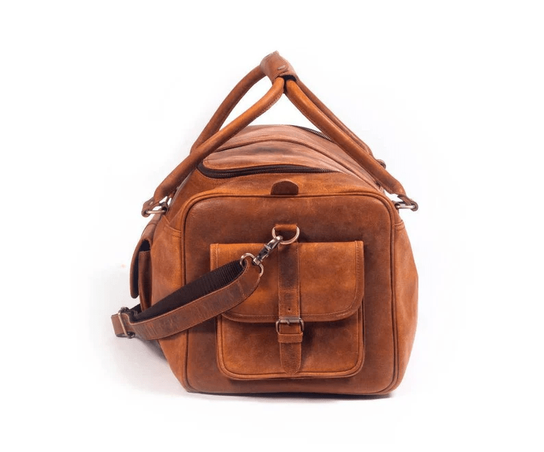Craftshades Handcrafted Heritage Leather Duffle Bag