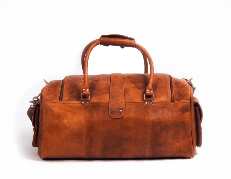 Craftshades Handcrafted Heritage Leather Duffle Bag
