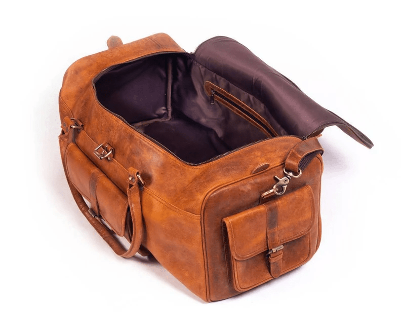 Craftshades Handcrafted Heritage Leather Duffle Bag