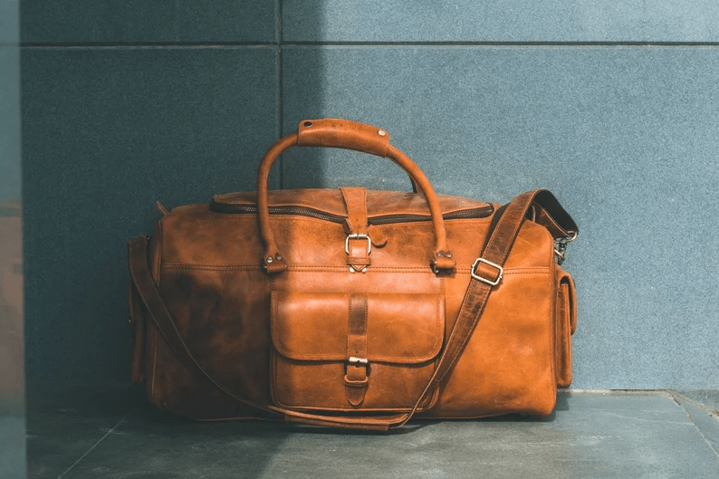 Craftshades Handcrafted Heritage Leather Duffle Bag