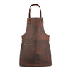 Craftshades Dark Brown Full Grain Leather Apron Butcher Apron