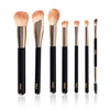 PAC Beginner Basic Face & Eye Brush Kit Sturdy Sleek Handles Densely Packed Soft Bristles