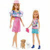 Barbie & Stacie Doll Set with 2 Pet Dogs