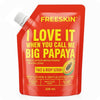 FreeSkin Papaya Face & Body Scrub 225ml Radiance Boosting Exfoliating Scrub