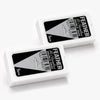 Feather Hi-Stainless Double Edge Safety Razor Blades |Black | Pack of 10 | Japanese Precision