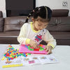 Jam & Honey Nail Peg Puzzle Toy Building Nail Blocks Pin Pad with Mushroom Pegs