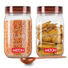 Milton Vintage Airtight Containers with Spoons for Kitchen Storage Food Grade Plastic, Stackable