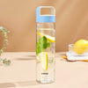 Borosil Neo Borosilicate Glass Water Bottle Blue 550ml