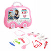 Chanak Premium Doctor Set Suitcase for Kids with LED Light Instruments(Pink)