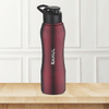 Borosil Grip N Sip Stainless Steel Bottle Maroon 1L Personalised
