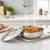 Kraft Futuretec Triply Stainless Steel Extra Deep Kadai Induction Friendly 1.1L