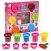 Chanak Clay Dough for Kids|6 Color Dough Tubs (30g Each)|1 Roller, 3 Shape Cutters & 2 Toys