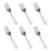 Tosaa Baby Fork Royal Plain 16G Pack of 6 Stainless Steel