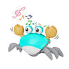 Jam & Honey Crawling Crab Toy for Toddlers, Musical Baby Toy with LED Lights