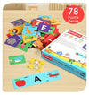 Babyhug 78 Pcs Alphabet Learn and Match Puzzles