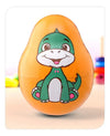 Babyhug Dino Push and Shake Yellow Roly Poly Toy