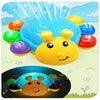 Babyhug Musical Bump & Go Yellow Beetle Toy with Starry Projector