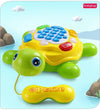 Babyhug Musical Turtle Telephone Toy with Math Quizzes & Lights