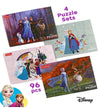 Babyhug Disney 96 pcs 4 in 1 Frozen Princess Jigsaw Puzzle