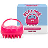 Scalppie Silicon Hair Scalp Massager & Shampoo Brush Scrub For Hair Growth - Pink (1 pc)
