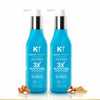 KT Professional Keratin Protein Sulfate-Free 3X Moisture Shampoo & Conditioner Combo Pack of 2 - 250 ml Each
