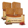 FLOZARO Magic Soap Tan Removal Sandalwood & Saffron Bath Soaps - 100 gms Each