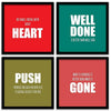 Kotart Do Small Things Motivational Quotes Frames for Wall Decor Set of 4
