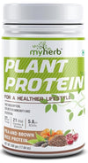 MYHERB Plant Protein Powder | Pea And Brown Rice Protein Powder