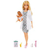 Barbie Baby Doctor Playset with 12-inch Blonde Doll & Infant Figure
