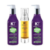 KT Professional keratin protein hydra soft shampoo & conditioner + Argan oil (Set Of 3)
