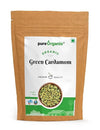 Pure Organio Organic Green Cardamom Pods - 15 gms
