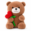Storio Brown Teddy Bear with Red Heart