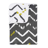 Divine Casa 120 GSM Microfiber Double Dohar Soft & Lightweight Throw Blanket Zig-Zag Pattern Colour Slate December Sky