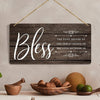Kotart Kitchen Bless The Food Wall Hangings For Cafe Restaurant Bar Lounge MDF