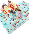 Firstcry Intelliskills Premium Extra Large Reversible Alphabet & Number Play Mat for Babies | Learning & Crawling Foldable Baby Mats for Floor