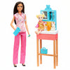 Barbie Pediatrician Doll and Doctor Playset with Pink Scrubs