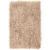 Saral Home Cotton Shaggy Anti-Skid Rectangular Solid Bath Mat