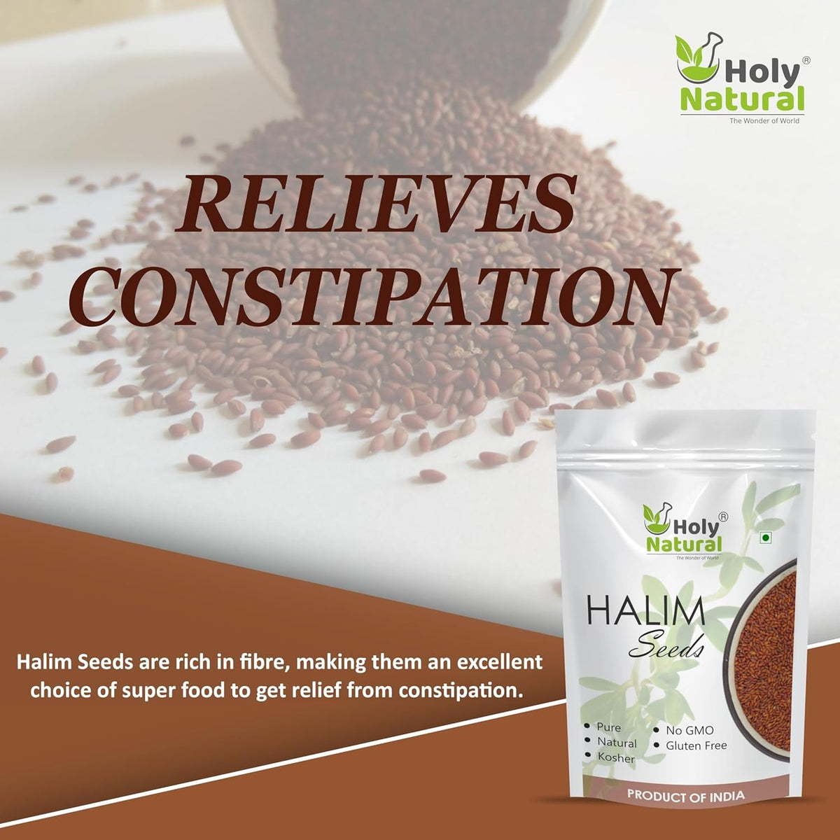 Holy Natural Halim Seeds - 500 gms - DesiPick