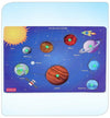 Babyhug Premium 8 pcs Solar System Wooden Board puzzle