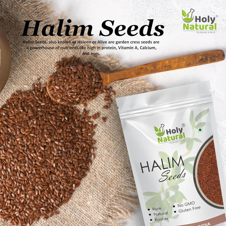 Holy Natural Halim Seeds - 500 gms - DesiPick