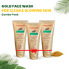 Pure Roots Gold Face Wash 100ml (Pack of 3)